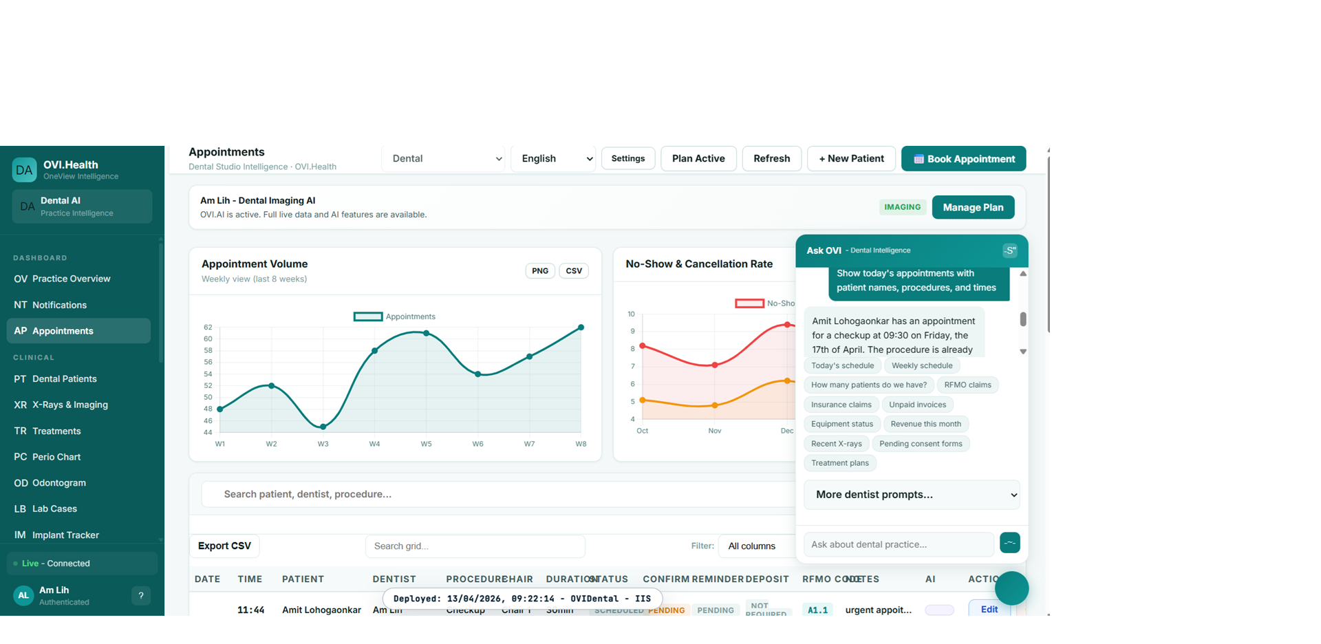 KlinikTalk clinic AI workflow demo